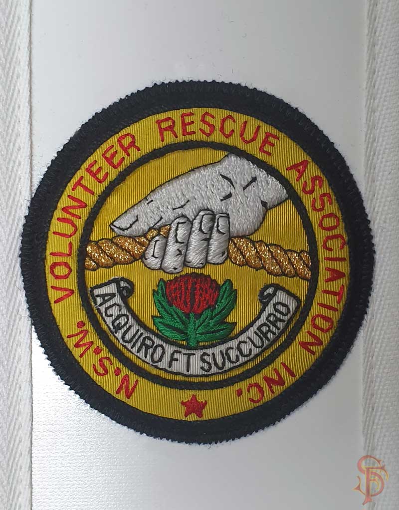Hand Embroidered Fire and Rescue Organisational Badge