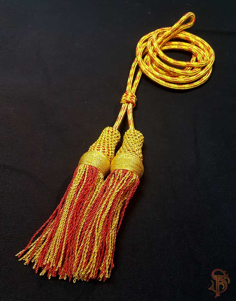 Metallic Cord and Tassels for Australian Defence Force Flags, banners and colours