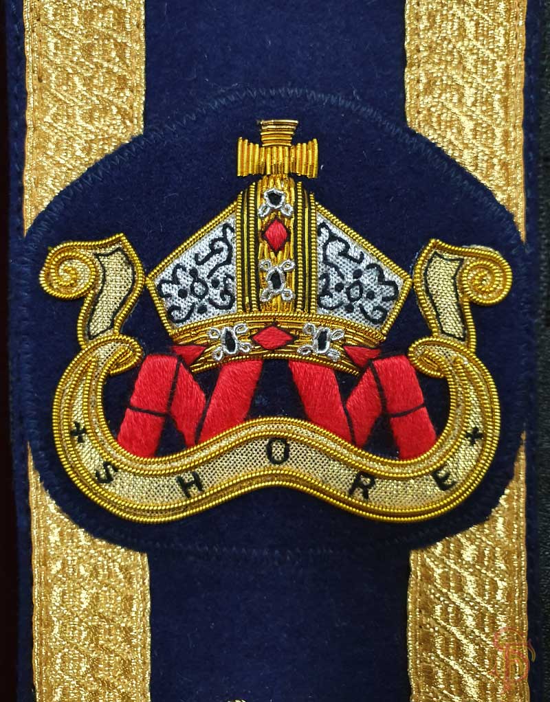 Hand Embroidered School Crest